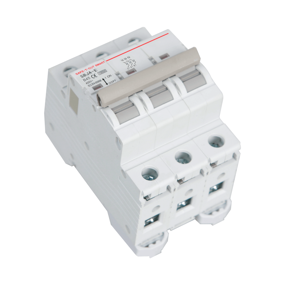 เซอร์กิตเบรกเกอร์ 45 แอมป์ 3 โพล 10KA เซฟ-ที-คัท สมาร์ท รุ่น EU